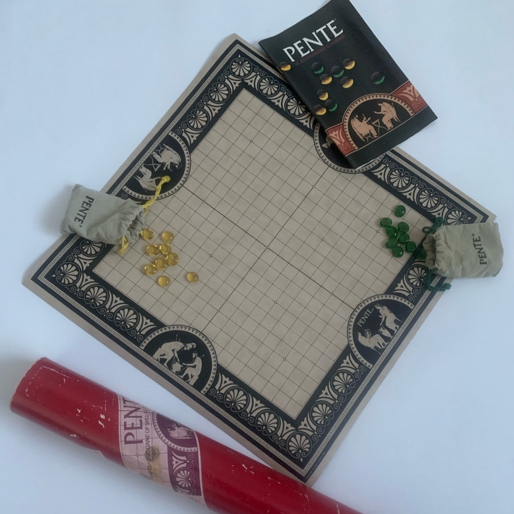 Pente, the classic game of skill by Parker Brothers